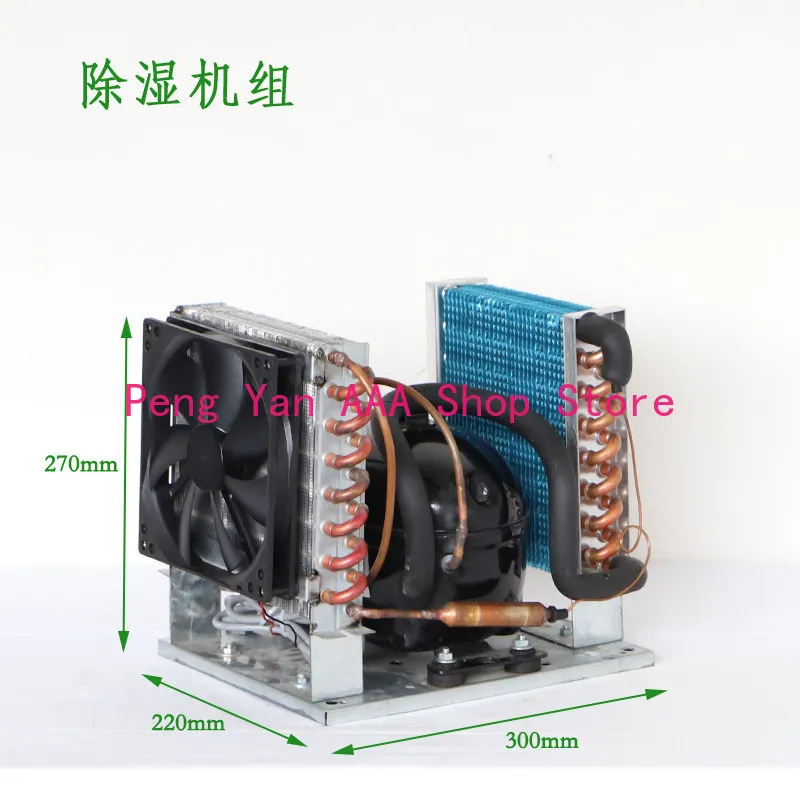 Embedded dehumidification unit Small integrated refrigeration compressor dehumidifier