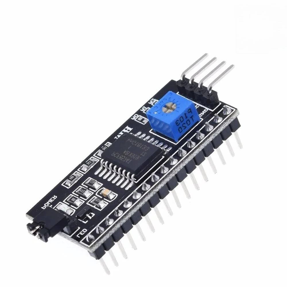100PCS IIC I2C TWI SPI Serial Interface Board Port Adapter Module for Arduino 1602 2004 LCD LCD1602 LCD2004 PCF8574 Converter