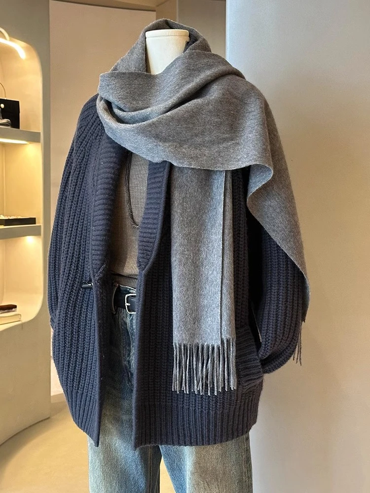 Усовершенствованный ретро ленивый стиль модный вязаный кардиган женский осенне-зимний новый стиль французская уникальная супер красивая куртка