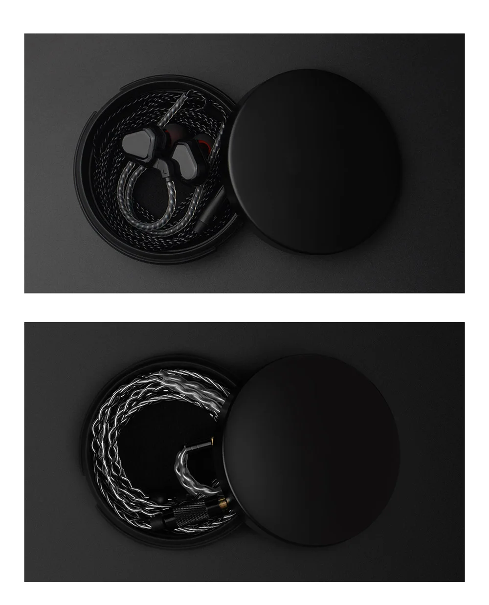 Kopfhörer Box Bluetooth-kompatibel Kopfhörer Lagerung Tasche Tragbare Wired Headset Fall für KZ EDX Pro ZSN AS16 TRN MT1 QKZ – Detail 2