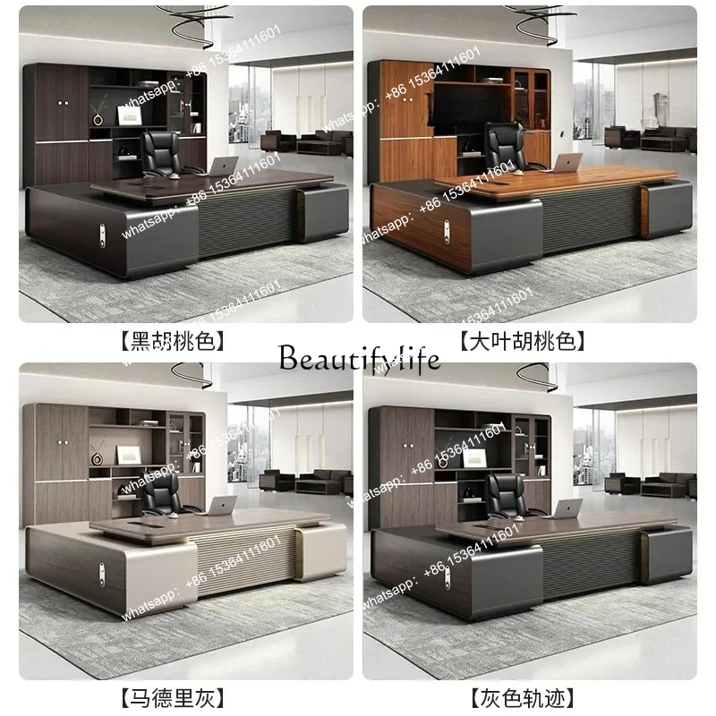 مكتب رئيس مكتب بسيط وحديث تجاري خفيف فاخر وحديث وبسيط ومكتب كتابة منزلي فاخر