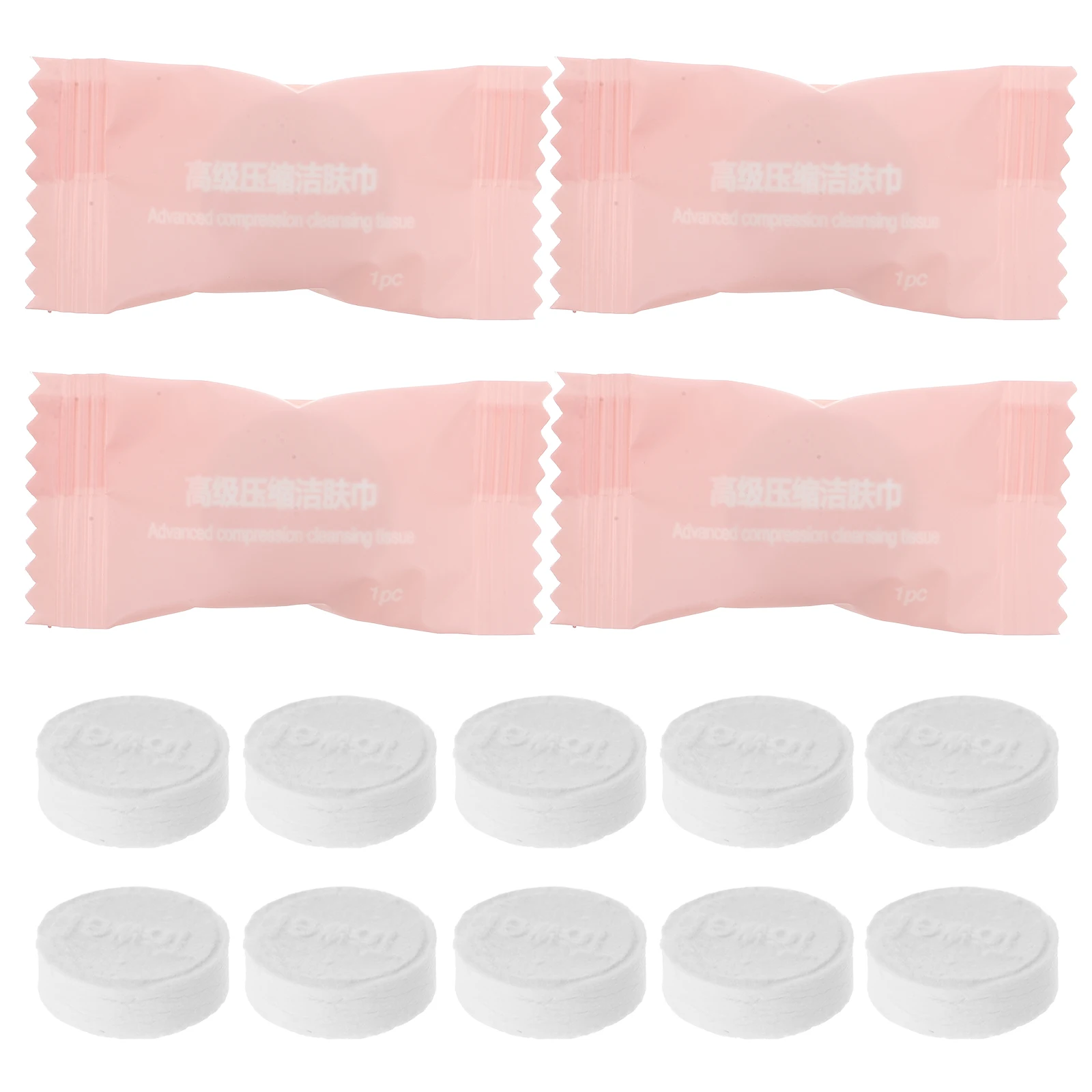 

50 Pcs Portable Compressed Towel Towel Face Towels Compressed Washcloths for Travel Hiking Portable Skin Friendly