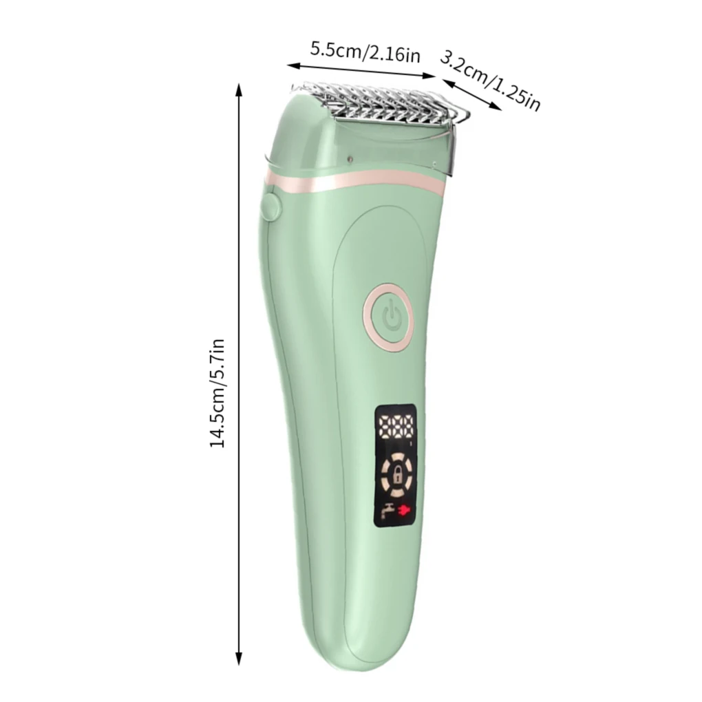 

Electric Shaver Women USB Hair Remover Fast Charging Painless Waterproof LED Display Trimmer