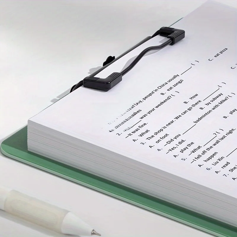 5pcs gradient color folder board shiny stars A4 writing drawing pad board clip test paper archive office supplies stationery