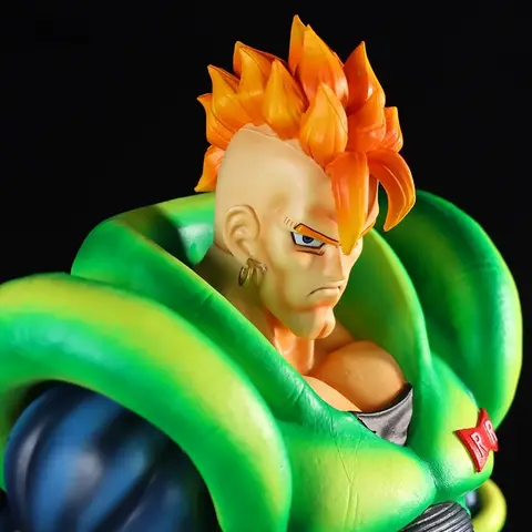 2025 Dragon Ball Z Android 16 Gk Anime Figur PVC Action Dock Staty Samling Modell Ornament Barnleksaker Födelsedagspresenter 6 best sales Android 16-figur - №3