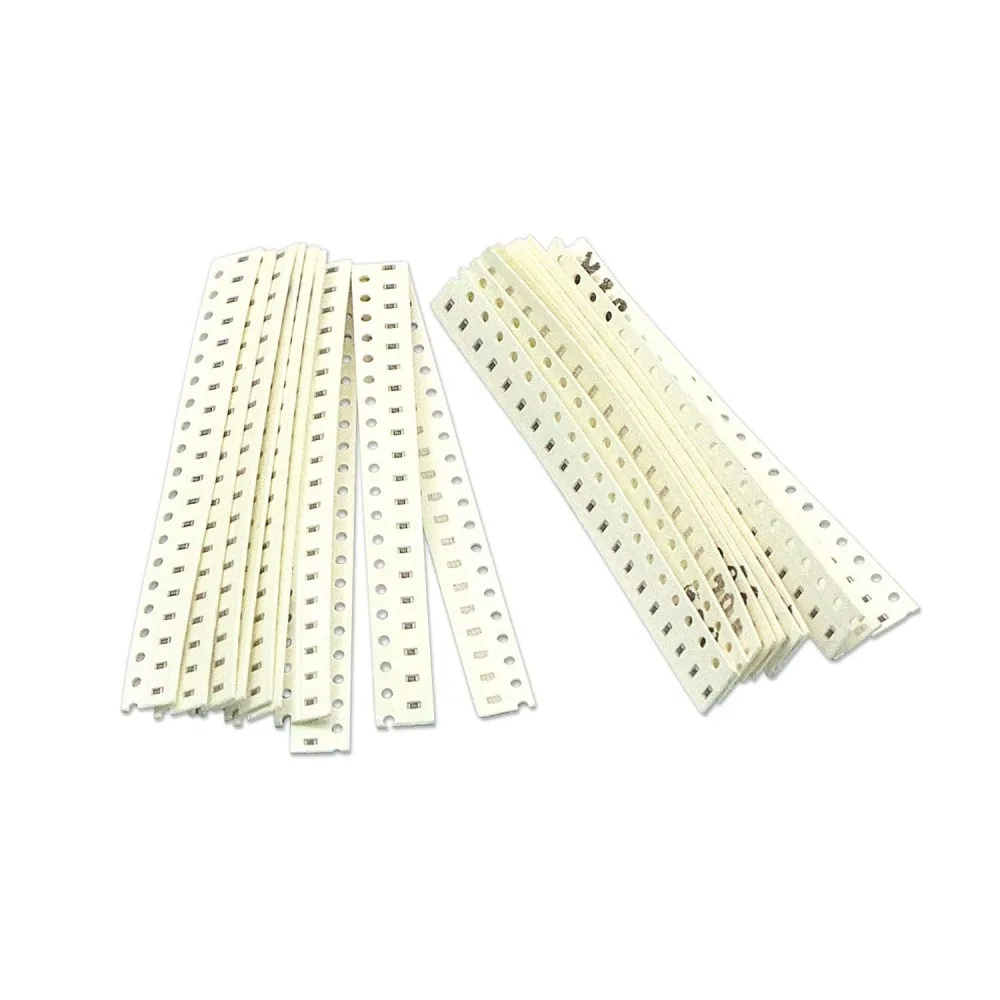 0402 0603 0805 1206 SMD-Chip-Widerstand, Musterkit, Legierungswiderstand, sortiertes Set, 30 Werte, 5 % 10R, 100R, 220R, 1K, 10K, 100K, 1M – Detail 1