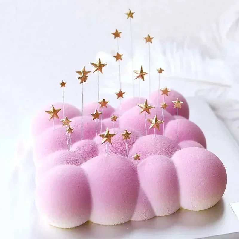 3D Square Cloud Shaped Silicone Cake Mold White Mousse Baking Dessert Pan for Home Kitchen Wholesale