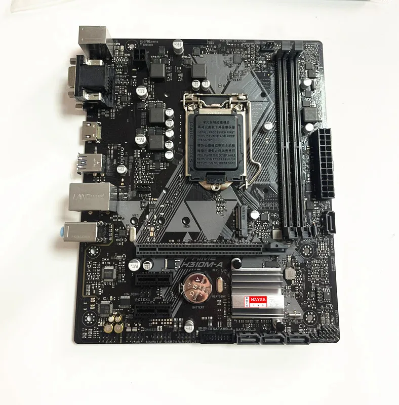 

For Asus PRIME H310M-A Motherboard 4XDDR4 32G SATA III PCIE 3.0 M.2 For 8th Gen Core i7/i5/i3/Pentium/Celeron