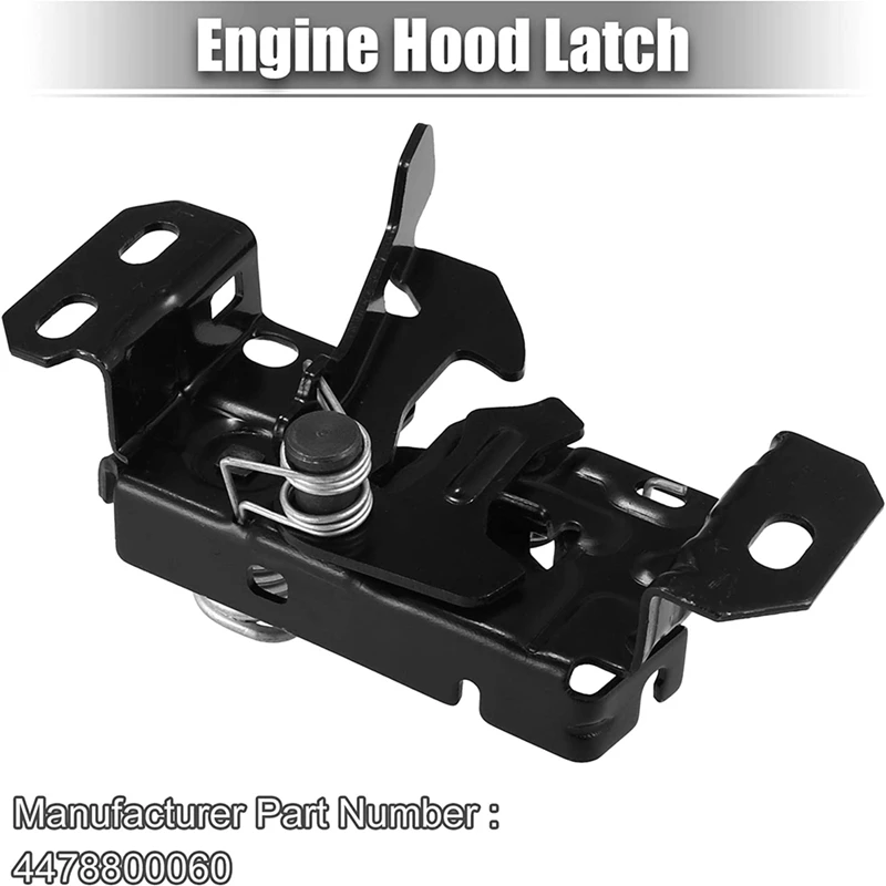 1 PCS 4478800060 Black Car Engine Hood Latch Lower Replacement For Mercedes-Benz Metris 2016 2017 2018