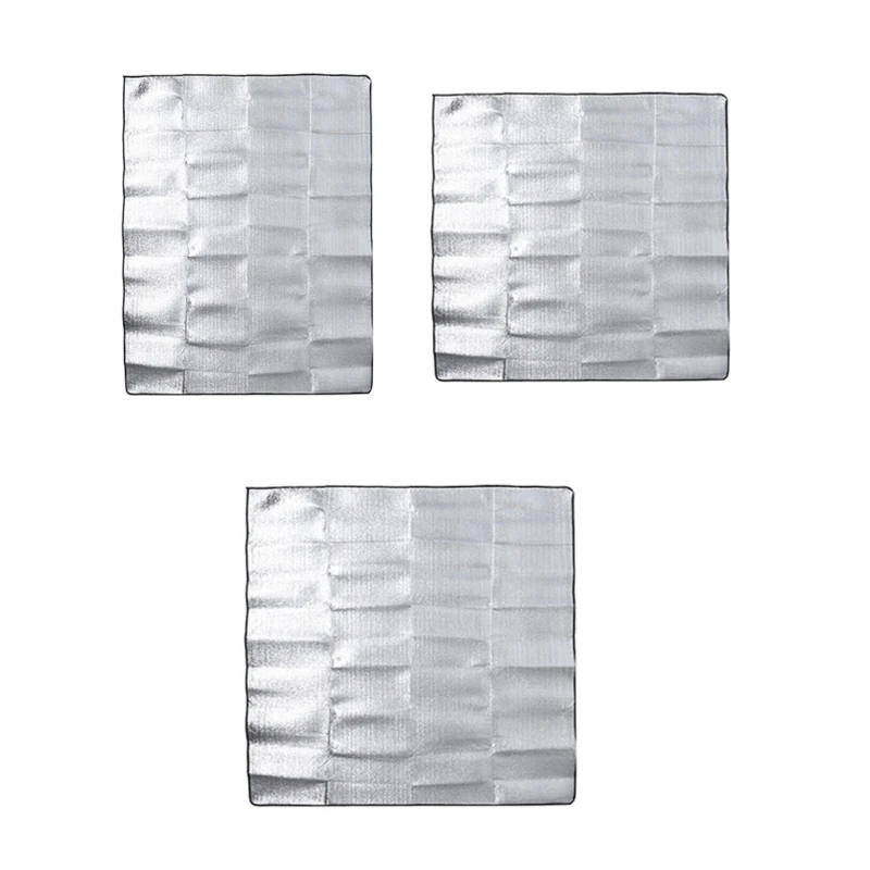 

Aluminum Foil Picnics Mat Camping Blanket Lawn Mats for Hiking Travel Family Dropship