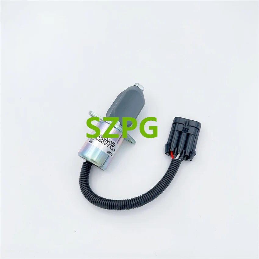 

12V Fuel Shut Off Solenoid Switch 6681513 Stop Shut Down Solenoid Kit For Bobcat Skid Steer 751 753 763 773 643 743