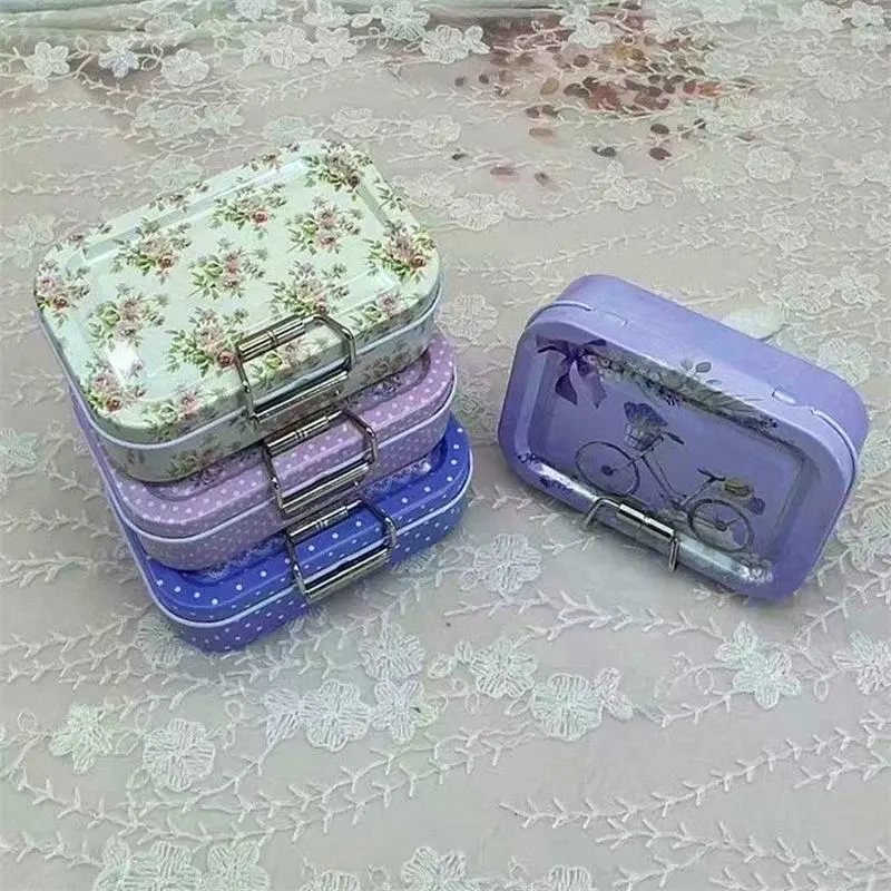 New Vintage Metal Storage Canister With Lid – Durable Cookie & Candy Box, Aesthetic Organizer, Ideal Gift For All Occasions