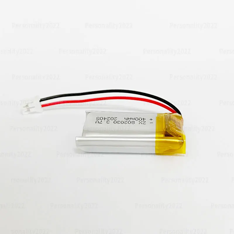 Akumulator 3.7V 400mAh 802030 Lipo polimerowe akumulatory litowo-jonowe do zestawu słuchawkowego LED Bluetooth bransoletka 082030 wielokrotnie