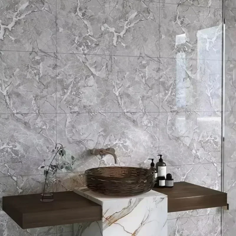 10-50PCS Imitation Marble 3D Ceramic Tile Wall Renovation Decoration Sticker Waterproof Self-adhesive Homeelf-adhesive Wallpaper view 3