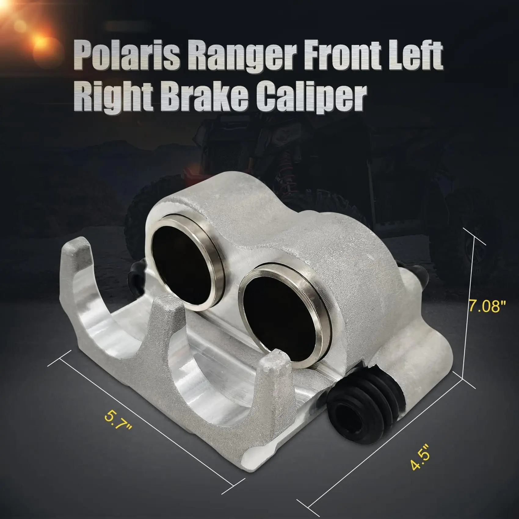 

AV36-Motorcycle Front Pair Brake Caliper W/Pads 1911283 1911284 For Polaris Ranger XP 900 Ranger XP 1000