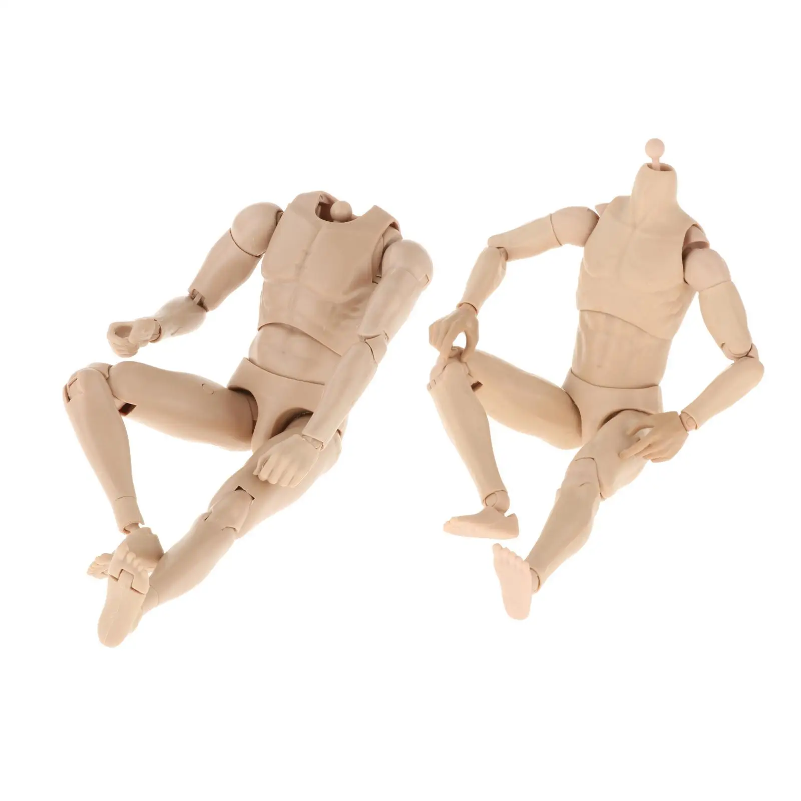 Kolekcjonerskie Elastyczne Figurki Akcji Męskie 1/6 Model Zabawka Ruchome Stawy 12" Cienkie Ramiona