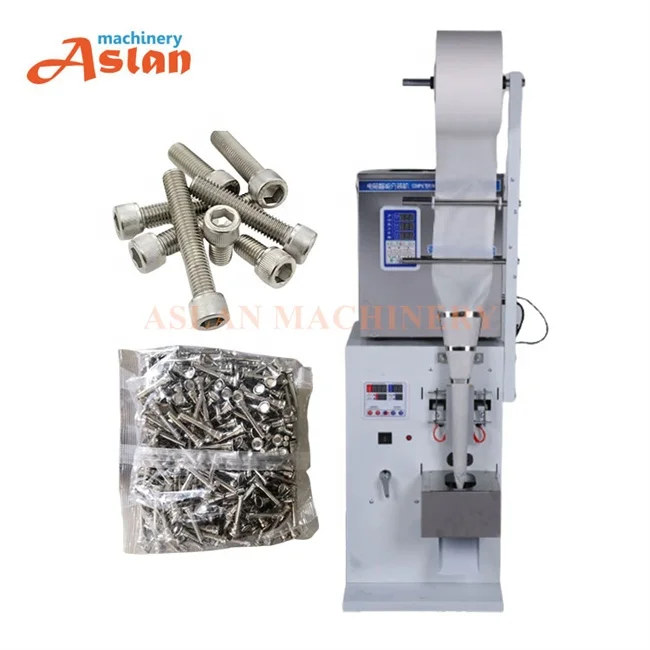 Automatic multifunction back seal packing screw packing machine screw screw nut packing machine