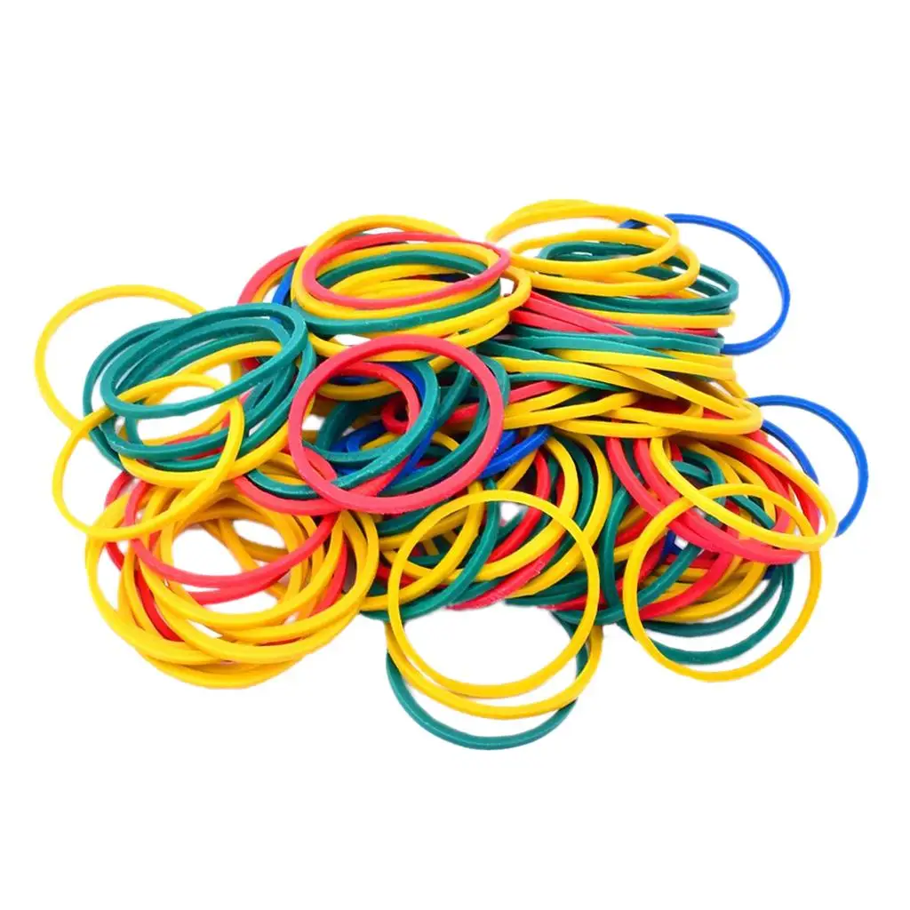 100PCS Elastic Rubber Colorful Bands for Machine Gun Cord Tool Supply