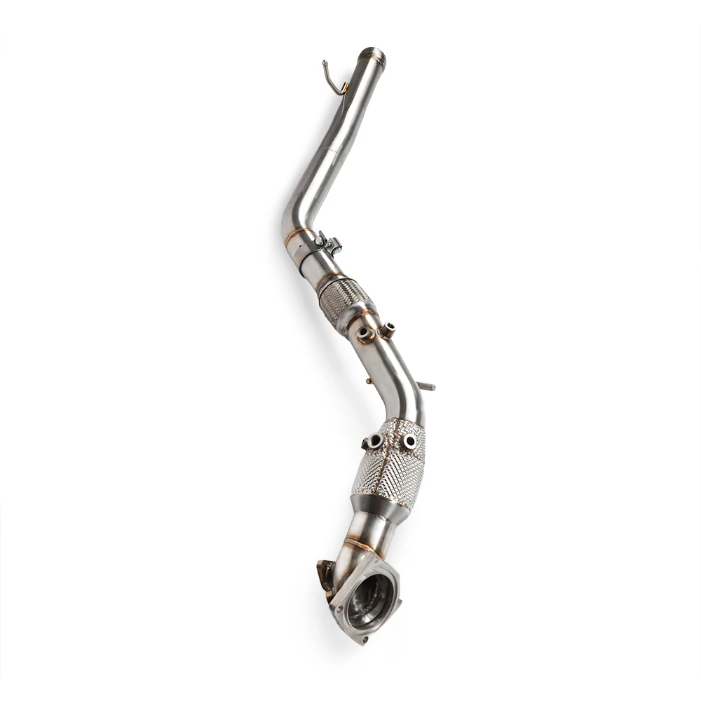 

For Jeep Wrangler Rubicon JL 2.0T 2018-2020 High performance stainless steel head segment catalytic movement exhaust pipe