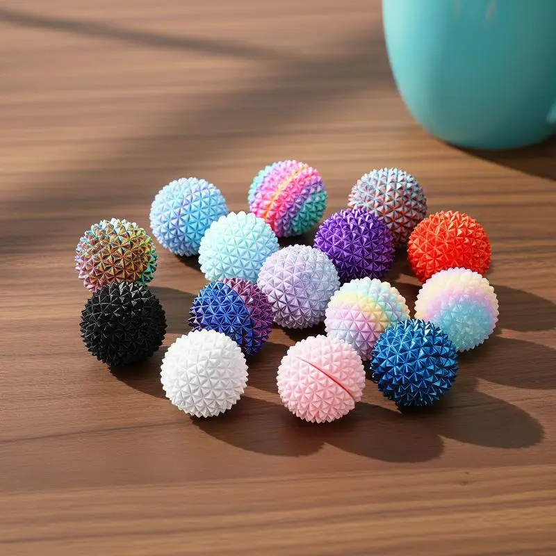 3D Printed Multi Thorn Massage Sphere 1Pcs Tactile Sensory Tool for Stress Relief Muscle Relaxation Office Use