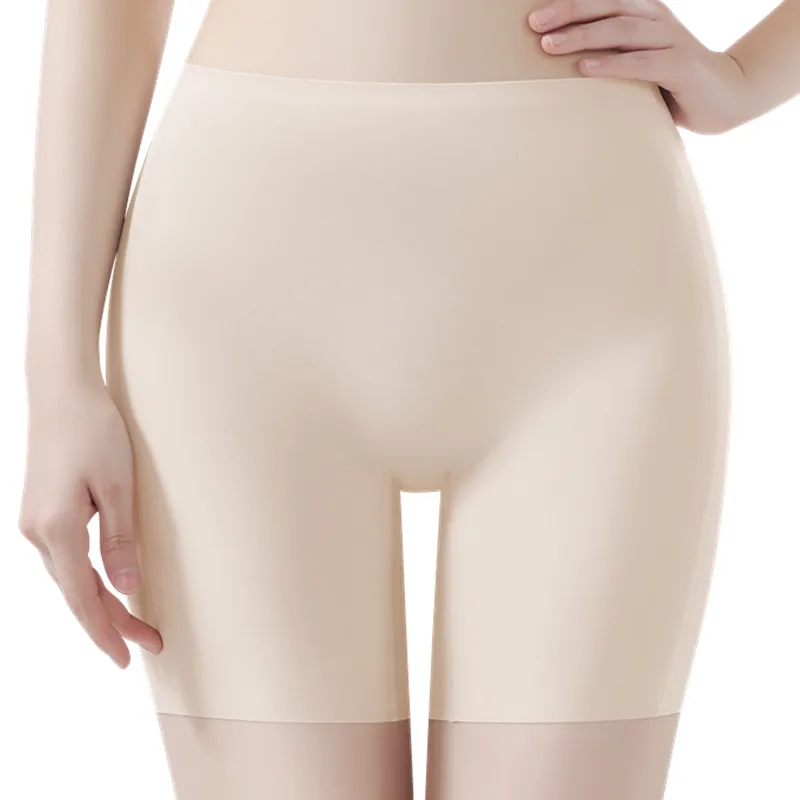 

3PCS Sexy Soft Women's Panties Anti-exposure Leggings Thin Underwear No Trace Breathable Safety Pants High Waist Comfortable