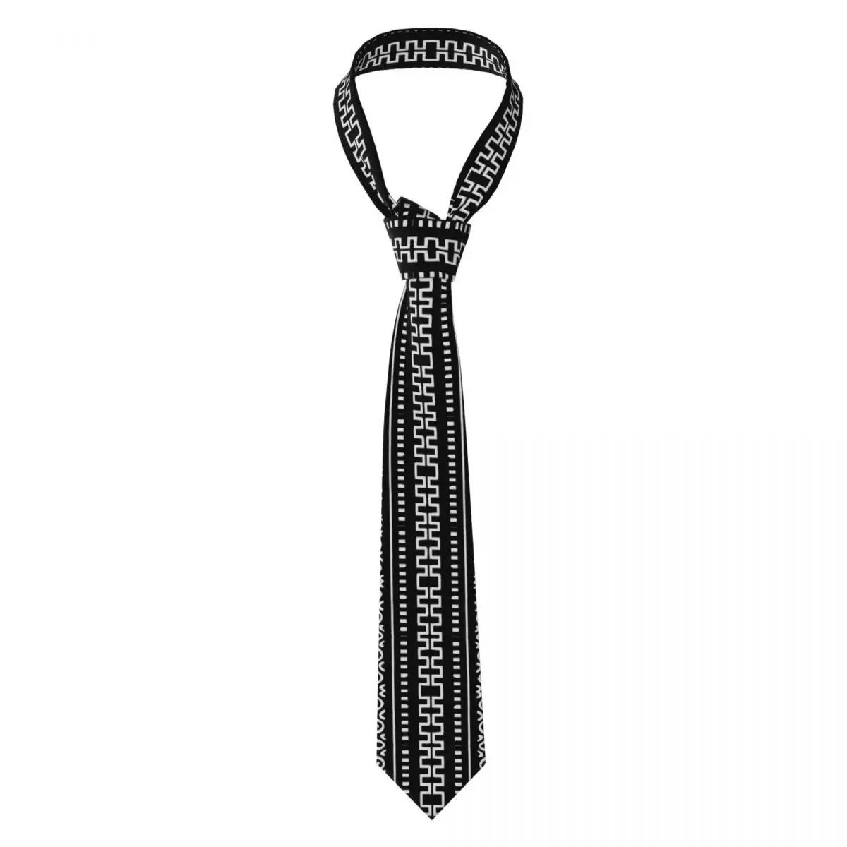 

Men's Tie Tribal Print Neck Ties Retro African Cute Funny Collar Tie Custom Leisure Great Quality Necktie Accessories