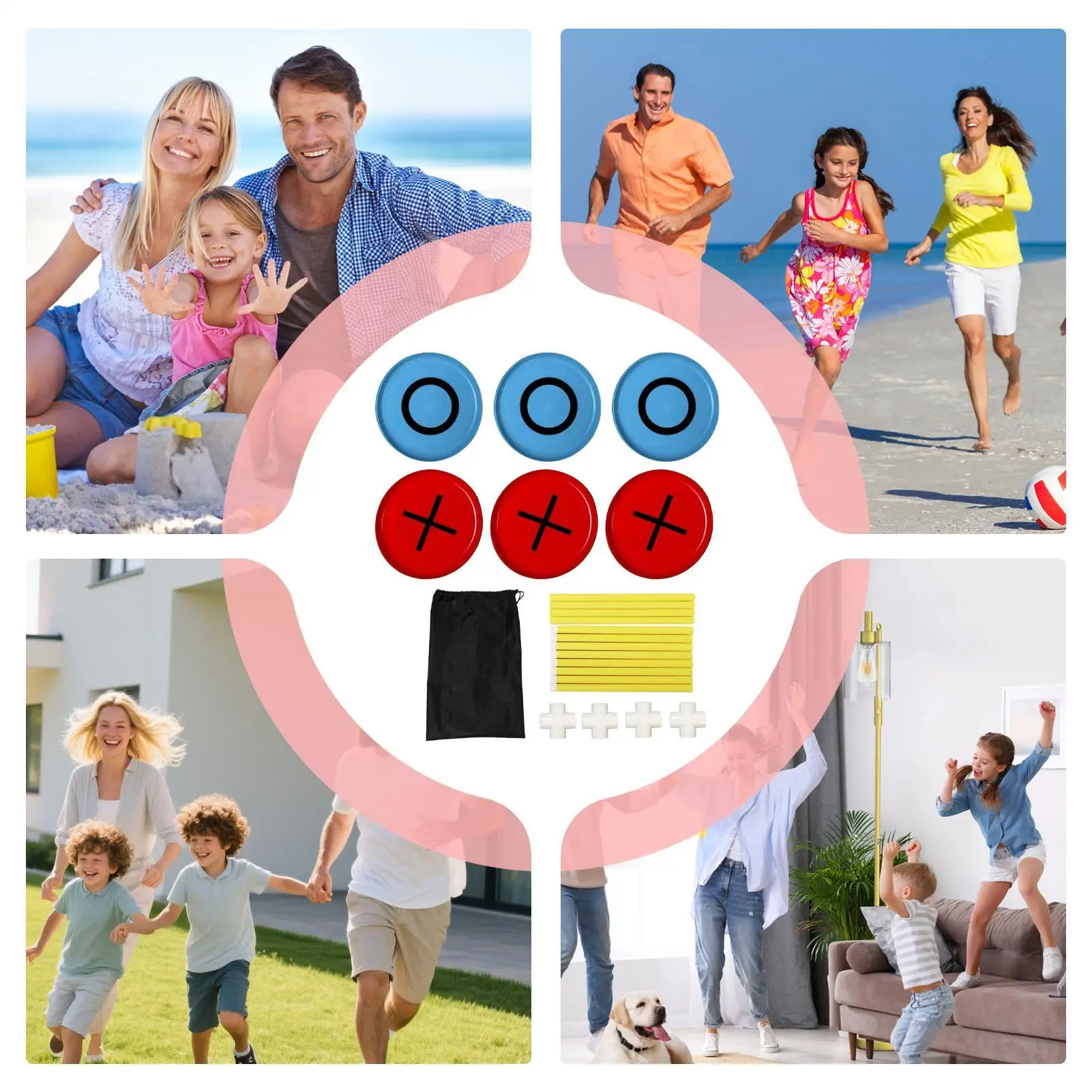 Jogo de lançamento de feijão ao ar livre jogo de gramado multijogador atividades de reunião para férias viagens de acampamento festivais eventos comunitários família