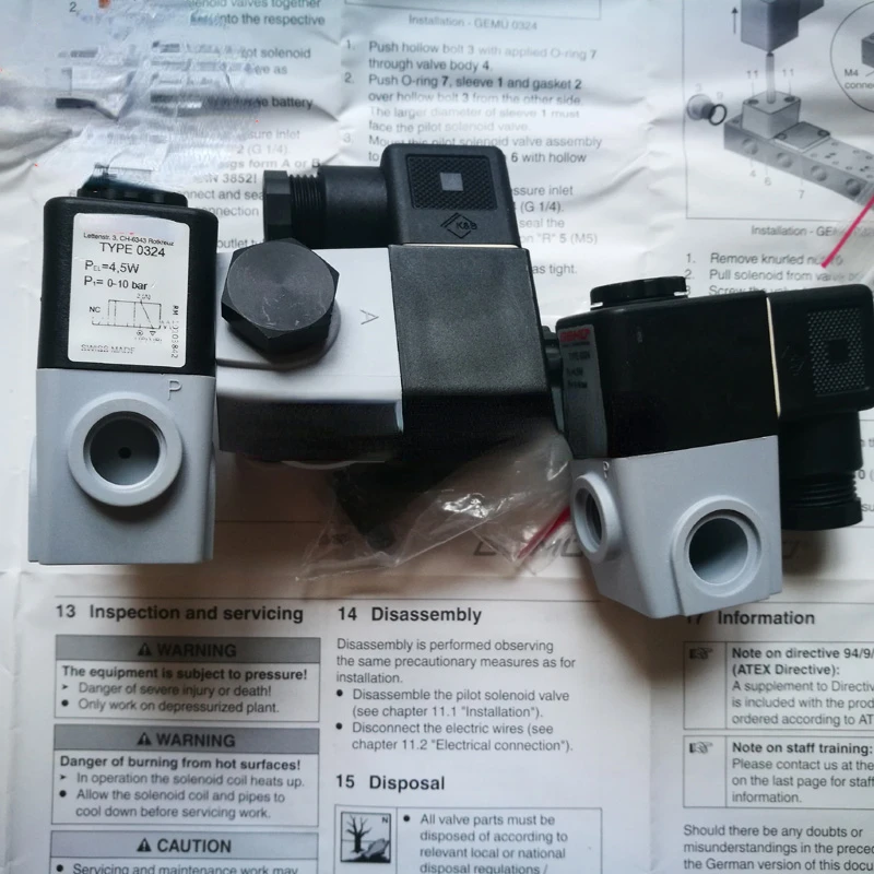 Cover Meter Solenoid Valve 0324/0322/0326