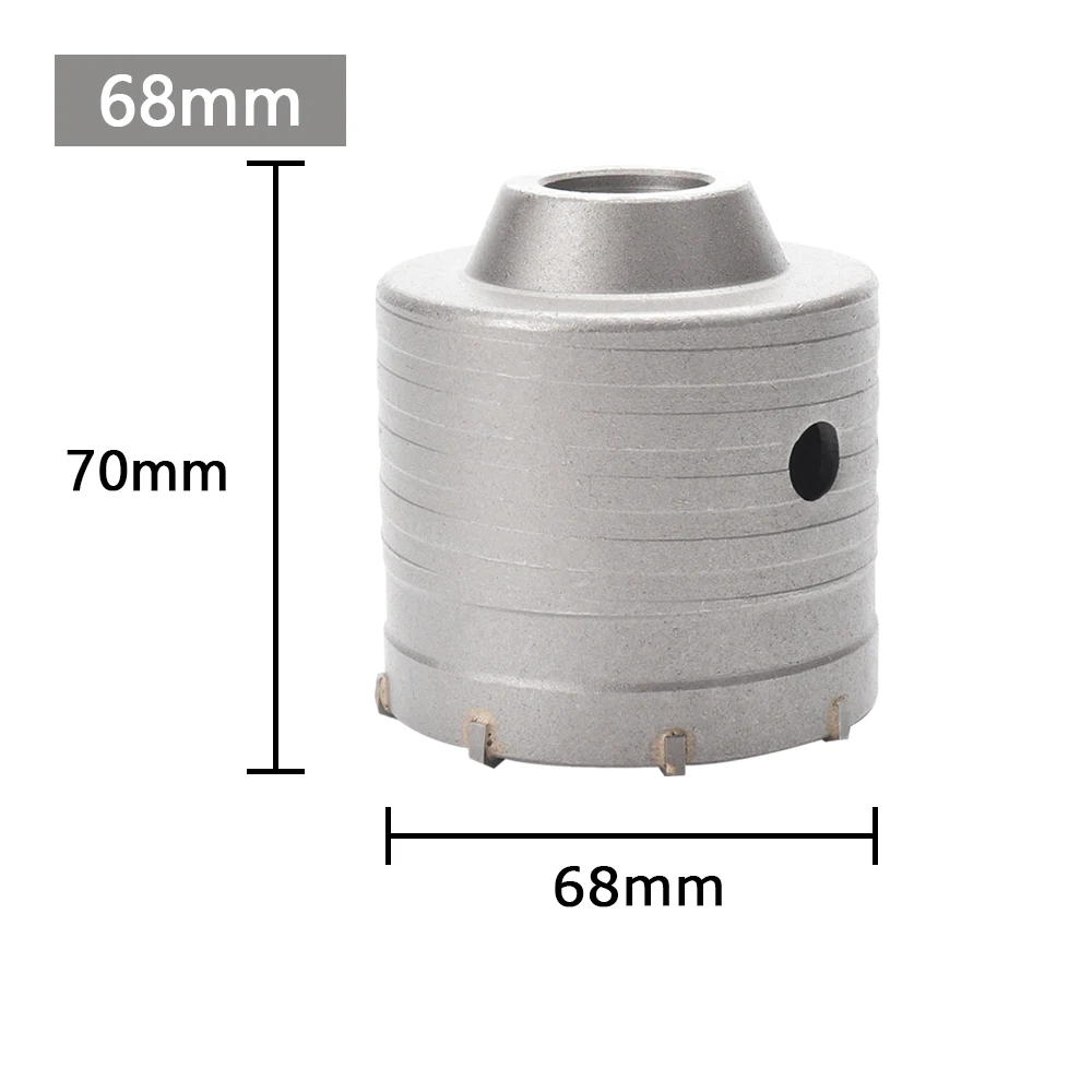 1Pc 30-150mm Boren kroon voor Betonnen Muur Gatenzaag SDS PLUS Hamerboor set met Ronde As Cement Steen Cutter Tool