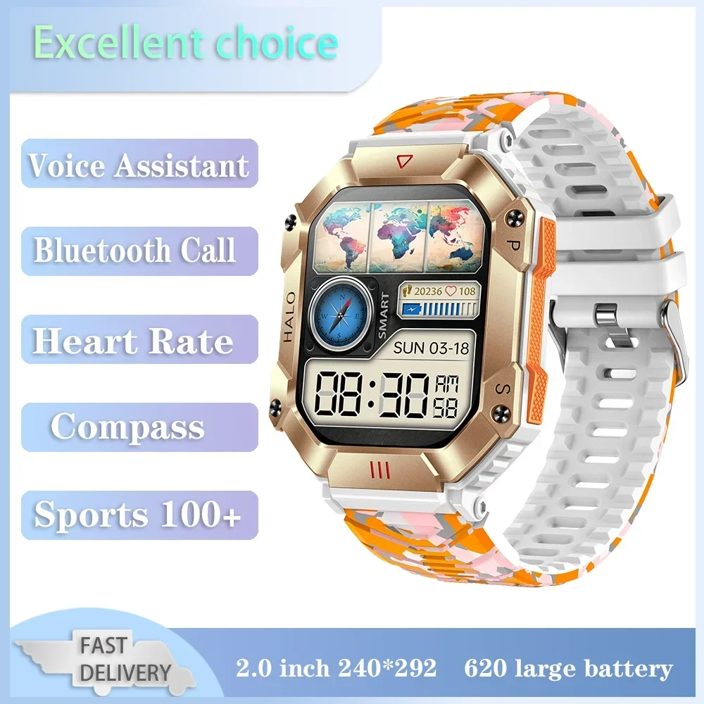 

Xiaomi Mijia GPS Smartwatch Men Compass Voice Assistant Heart Rate Monitoring Bluetooth Call Sports Fitness Waterproof Men Watch