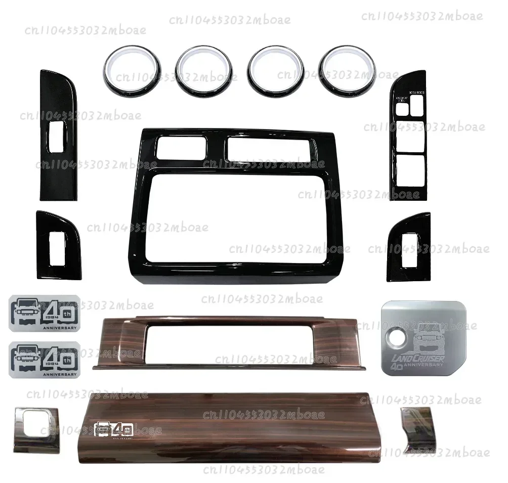 NewLHD RHD 40th Anniversary Wooden InteriorKits Switch Penals Trims For Toyota Land Cruiser 70 7176 79 Accessories 07-25 New Des