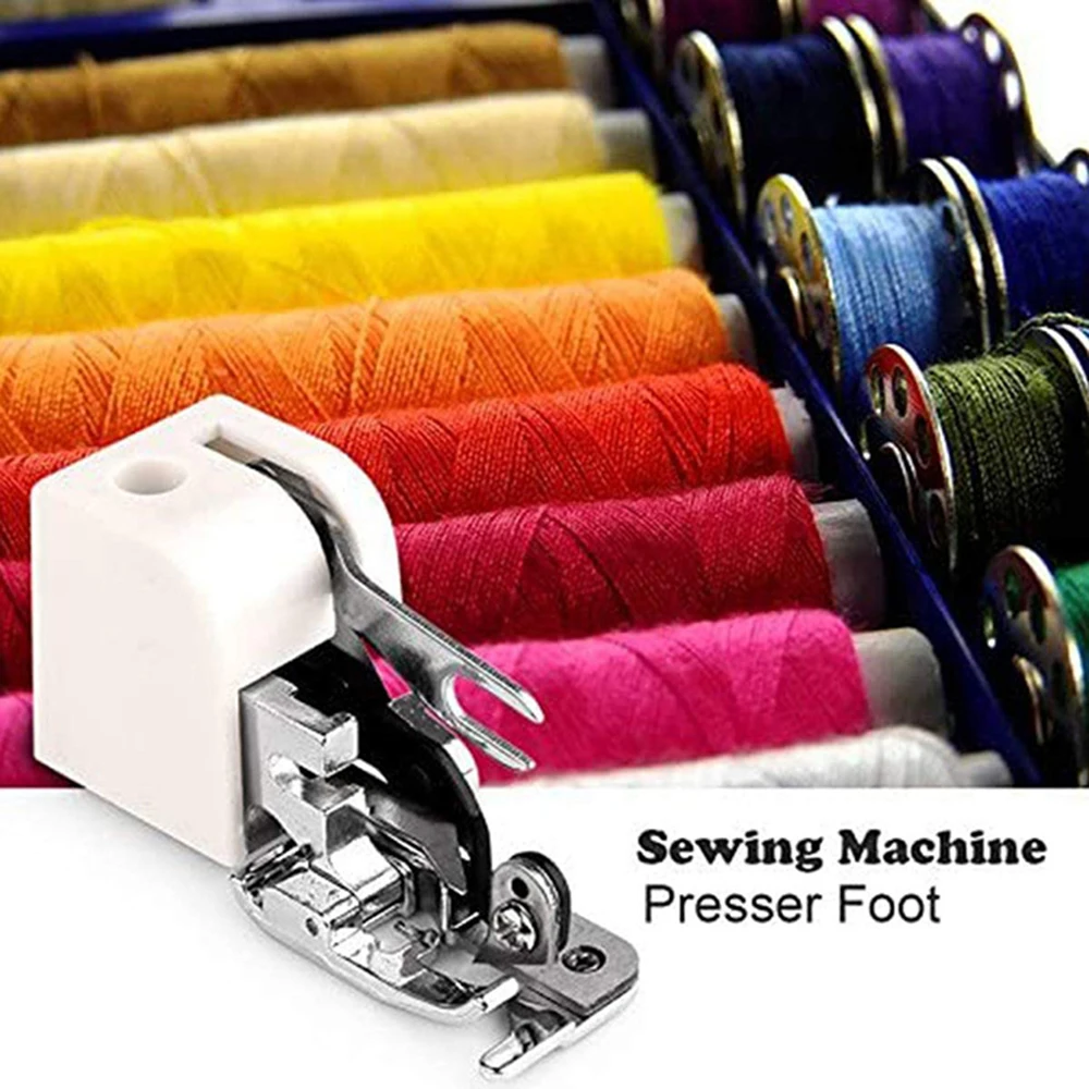 Household Overlock Sewing Machine Stainless Steel Side Trimmer Presser Fabrics DIY Low Shank Needlework Supplies