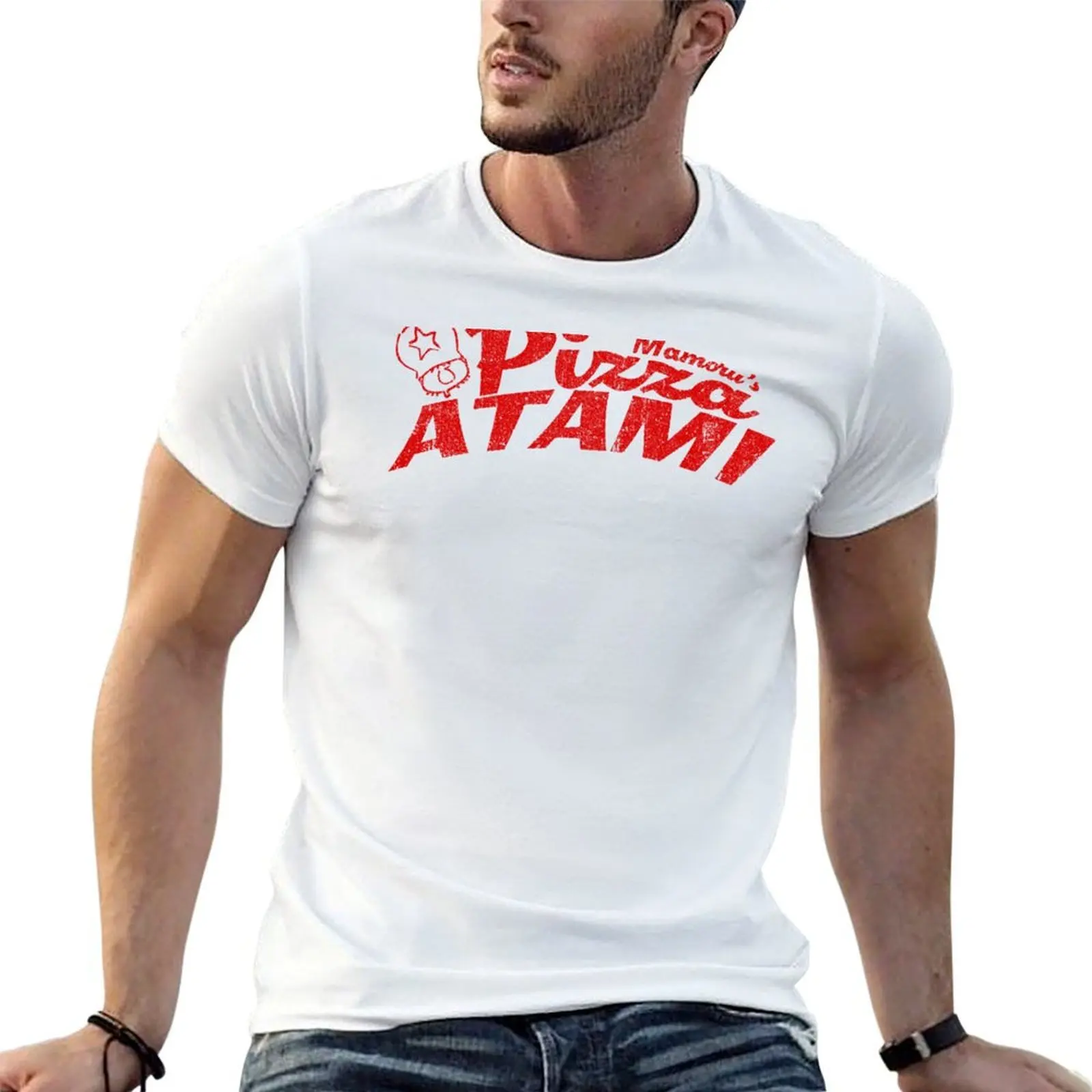 Pizza Atami-Camiseta Death Stranding, camisetas de anime para hombre, camiseta gráfica para hombre, camisetas para hombre
