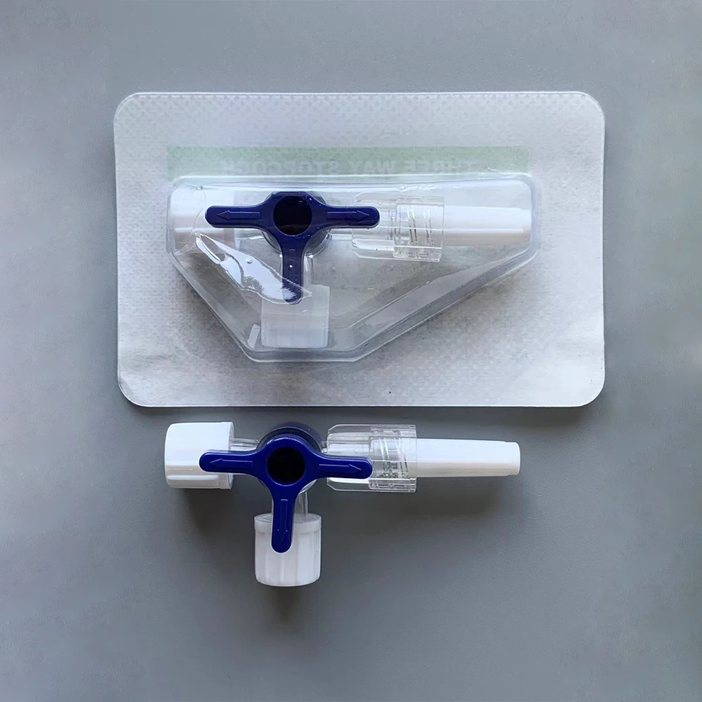 3 Way Tube Connector Stopcock With Luer Lock Three Way Stop Cock
