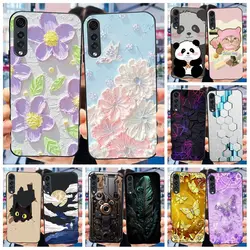 For LG Velvet 5G Case Fashion Flower Soft Silicone Black Phone Cover For LG Velvet 5G LM-G900N Fundas LGVelvet Shockproof Bumper