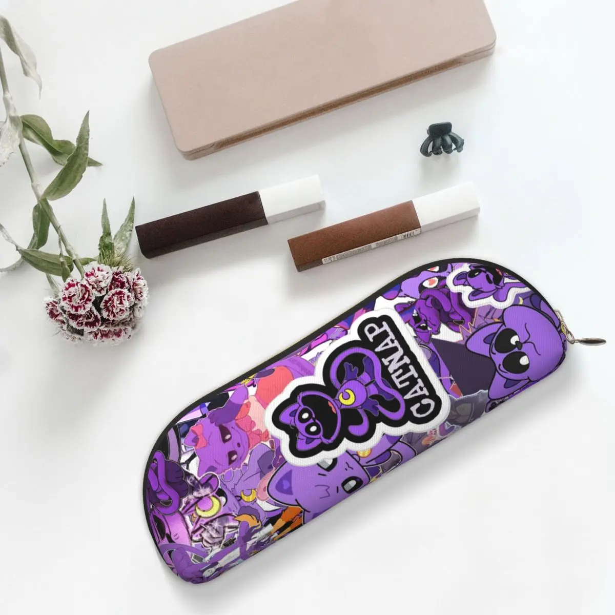 

Catnap Smiling Critters Cartoon Pencil Case Pencil Pouch Storage Stationery Supplies Large Capacity Pen Box Pencil Bag Studen