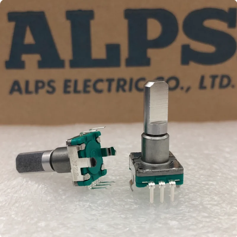 1PCS Original ALPS EC11 encoder EC11E09244BS 18 positioning number 9 pulse points with switch 20MM axis