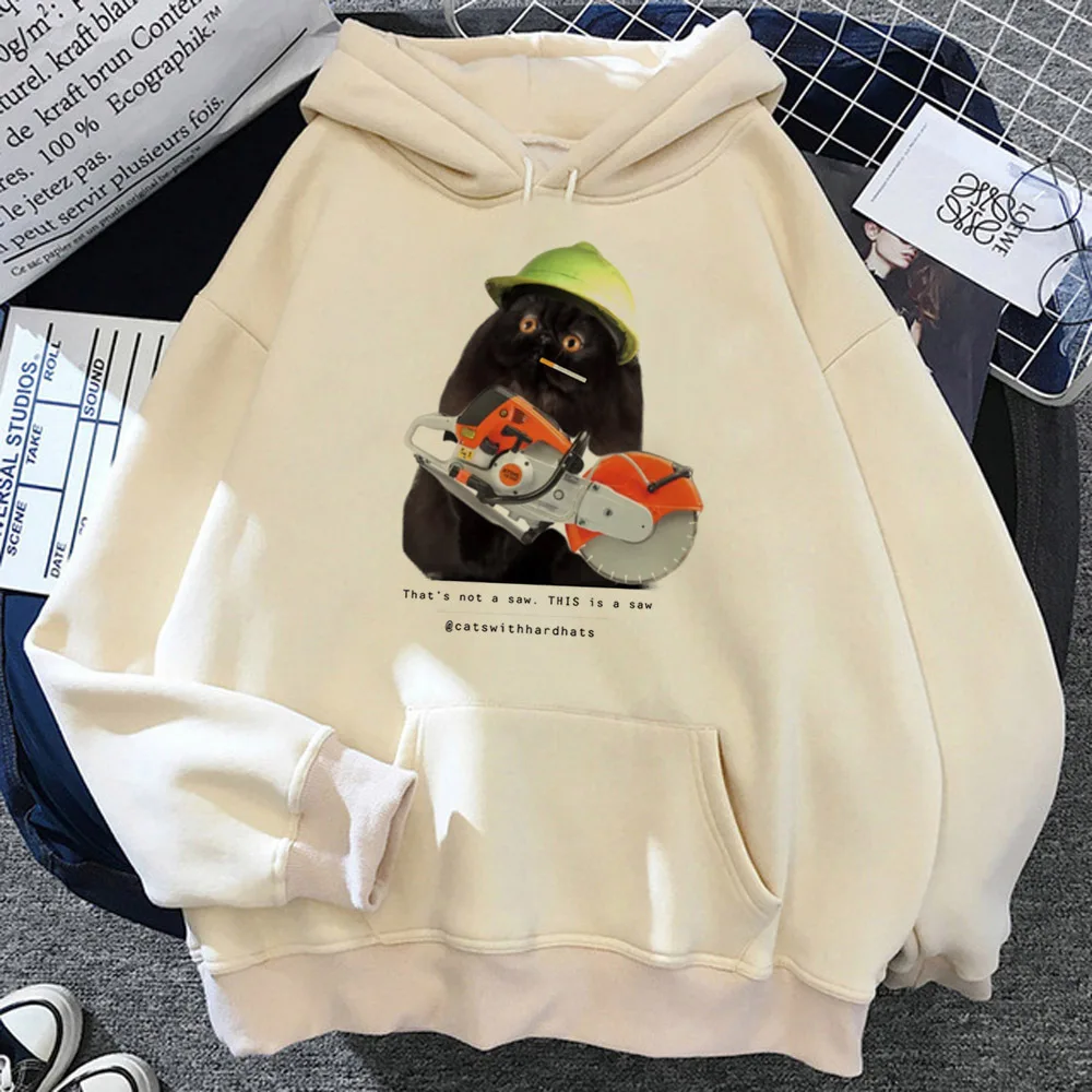 Funny hoodie winter manga soft fabric streetwear elegant comfortable female tracksuits pullover elegant designer trendy Japanese