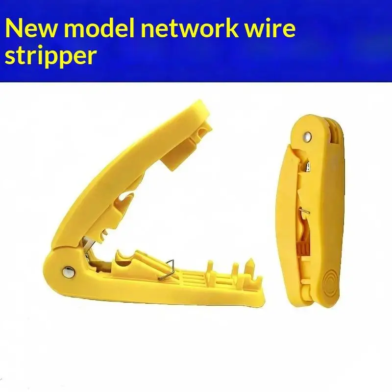 4 In 1 RJ45 Ethernet Cable Maintenance Tool Cutting Stripping Straightening Untangling for Campus Network Troubleshooting