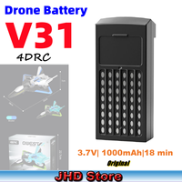 JHD 4DRC V31 Airplane Battery For Original 4DRC V31 Droen 3.7V 1000mAh For 4D-V31 RC Aircraft Fighter Battery