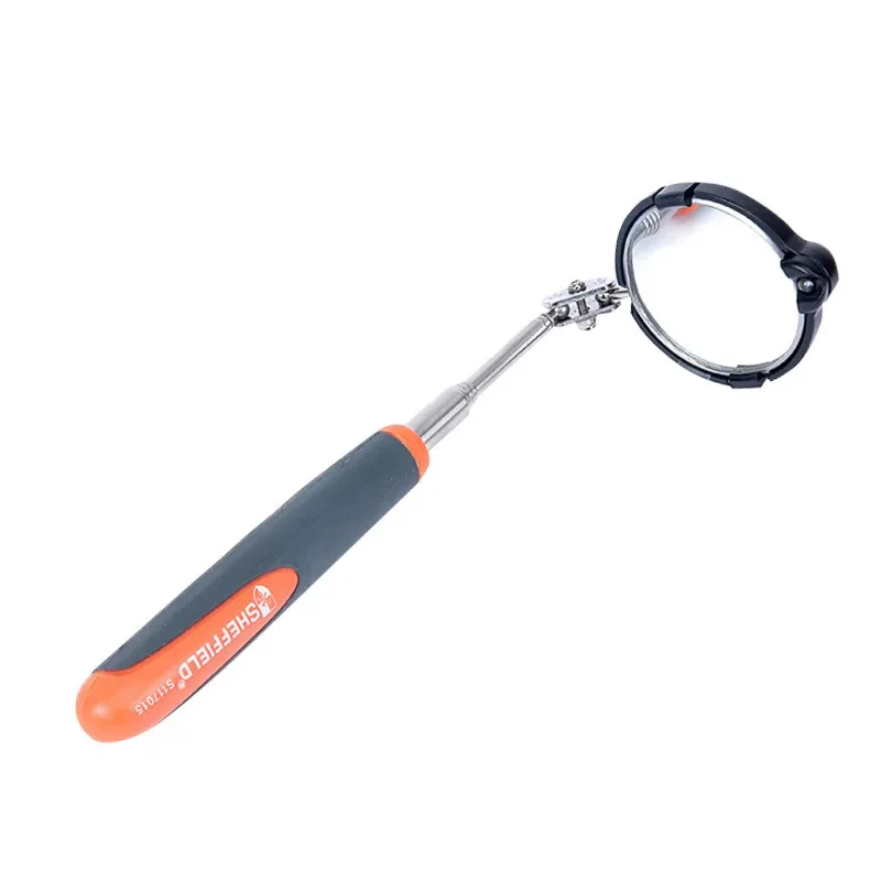 

NewTelescopic Inspection Mirror With Light Endoscope Service Reflector Universal Underbody Inspection