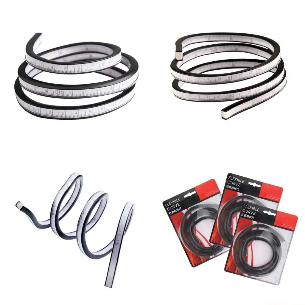 

Мягкая одежда Змеиная линейка Гибкая кривая линейка Гибкая линейка Удобный шаблон кривой для инженерного строительства