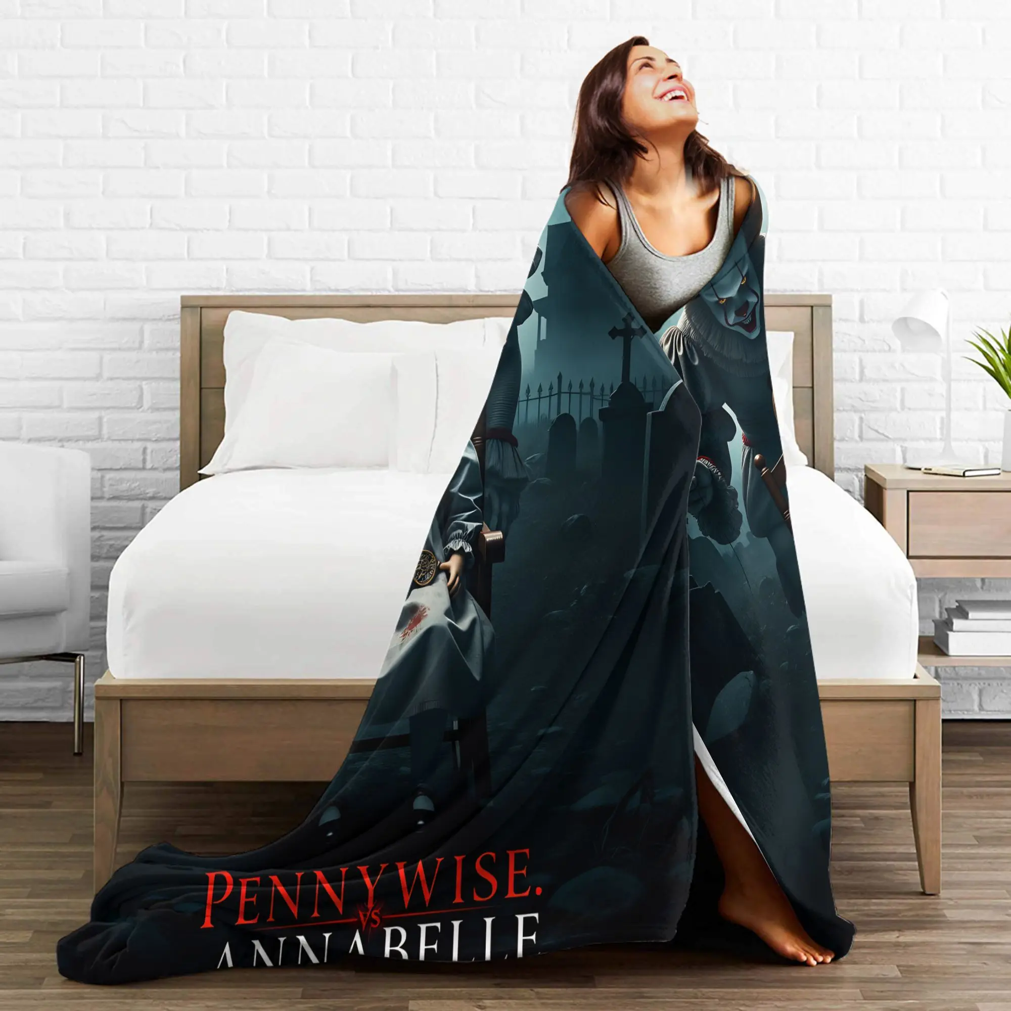 تكنولوجيا المعلومات مرحبا بكم في ديري 2025 الفانيلا البطانيات لينة رمي بطانية لغرفة النوم السفر مكتب الجدة المفرش أريكة غطاء سرير