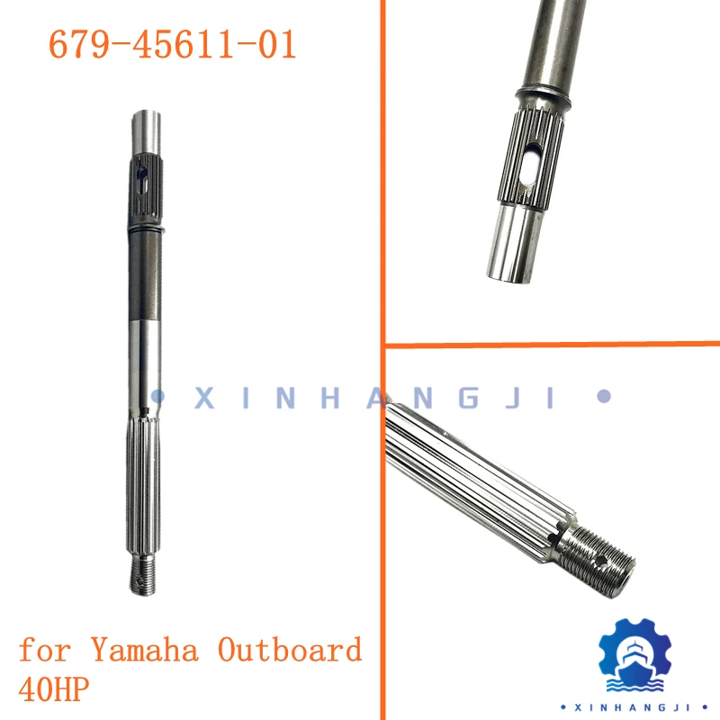 

679-45611-01 Shaft, Propeller for Yamaha Outboard Motor 2-stroke 25HP 40HP 50HP Old Model 679-45611 Boat accessories
