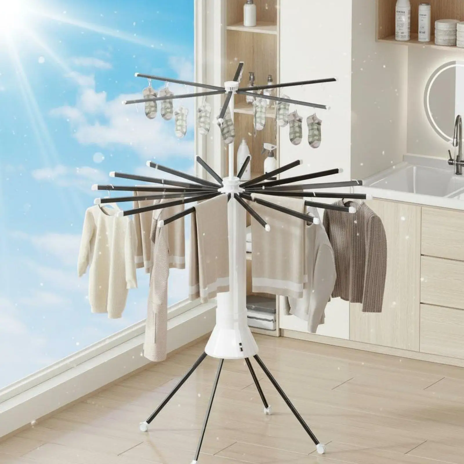 quick-fold-laundry-drying-rack-with-carbon-steel-construction-and-clothespins-for-apartment-indoor-clothesline-stand