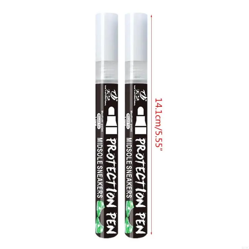 W89C 2 PCS 전문 보호 안티 산화 펜 가죽 스웨이드 패브릭 및 부드러운 폼 운동화 신발