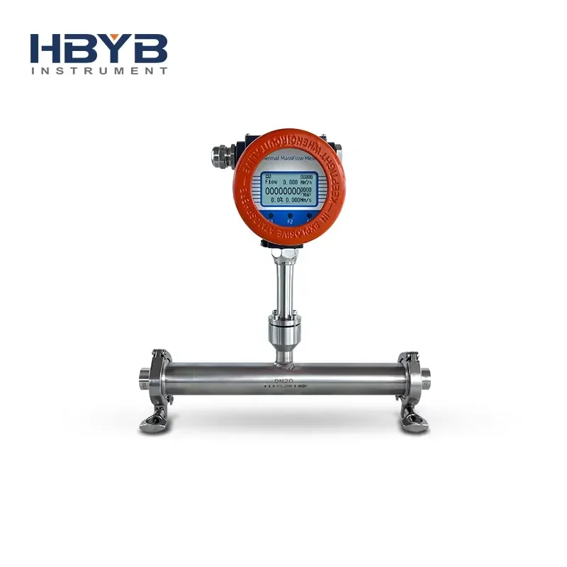 High Precision Thermal Dispersion Argon Mass Flow Meter for Industrial Welding and Protection