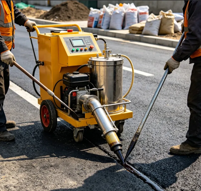 

200L Asphalt Sealing Equipment with Electric Stirring, Uniform Heating, Prevent Material Aging, Extend Service Life