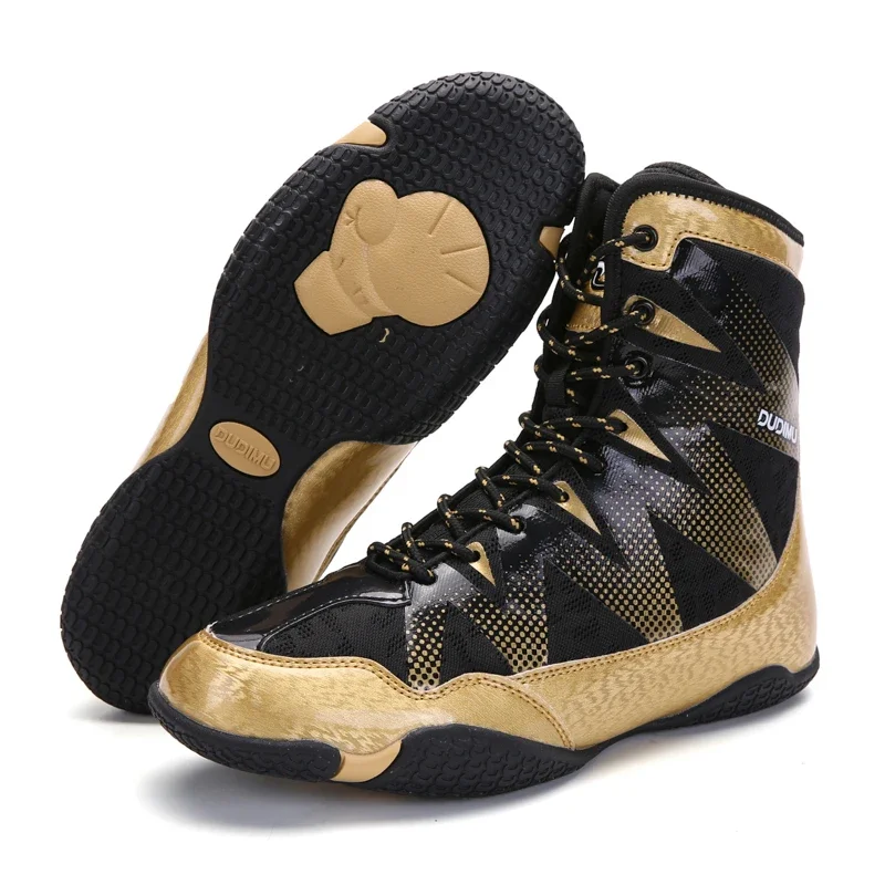 

Аутентичная обувь для борьбы, профессиональная боксерская обувь для мужчин, дышащая Боевая обувь, кроссовки для борьбы, ботинки для тренировок в зале