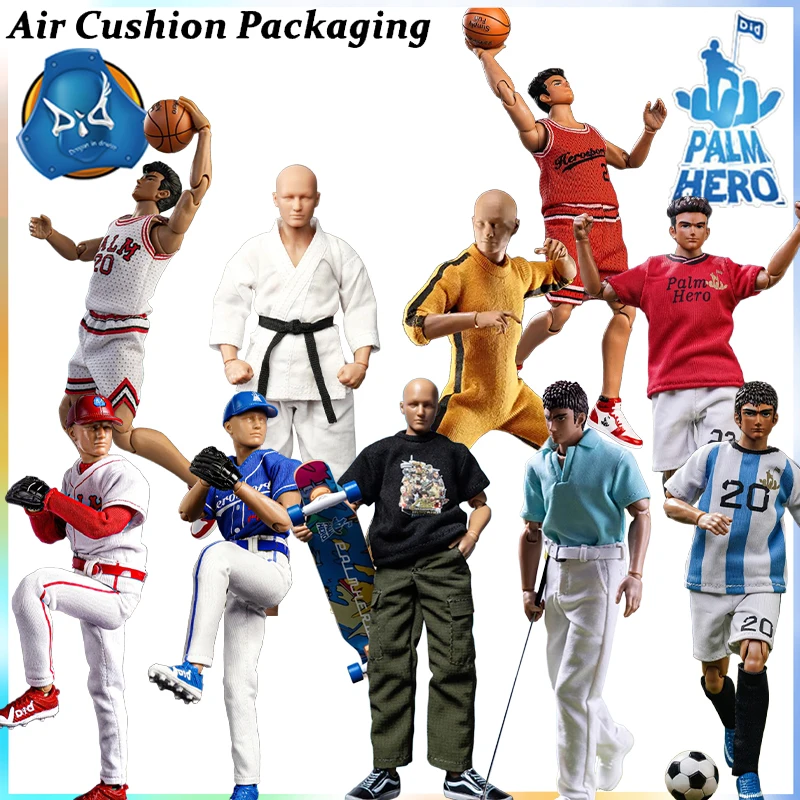 

DID Genuine Palm Hero True Joy Series Athlete Basketball Karate Football Golf Street Sports Baseball Action Figures Model Toys